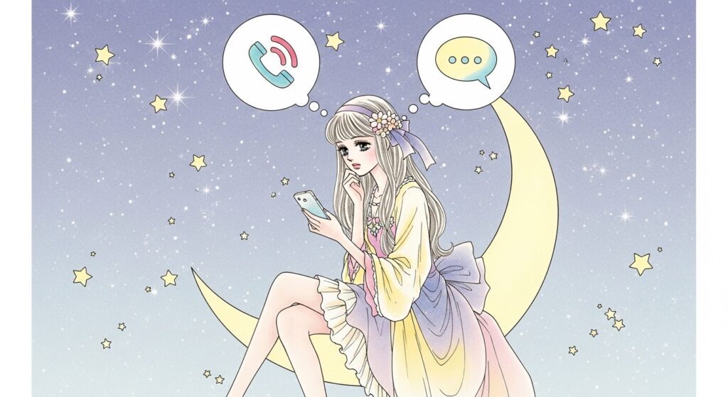 「電話占い」と「チャット占い」の違いは？私に合うのはどっち？