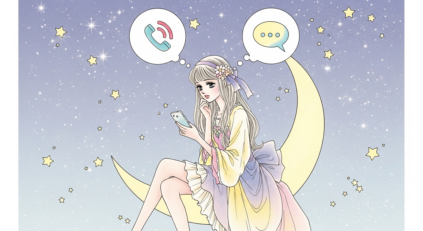 「電話占い」と「チャット占い」の違いは?私に合うのはどっち?