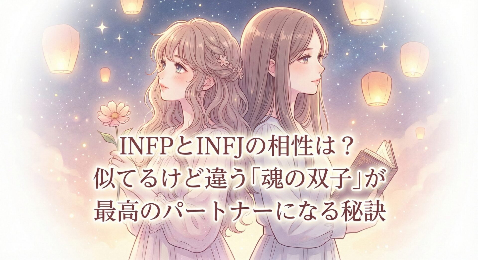 INFPとINFJの相性は?似てるけど違う「魂の双子」が最高のパートナーになる秘訣