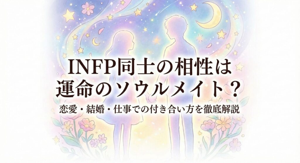 INFP(仲介者)同士の相性は?基本性格と共鳴するポイント