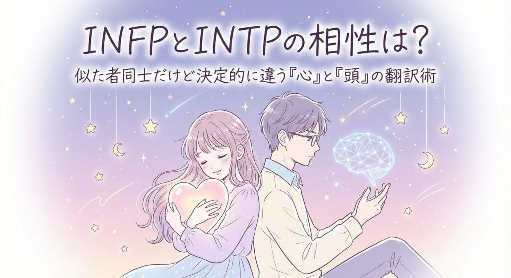 INFPとINTPの相性は?似た者同士だけど決定的に違う「心」と「頭」の翻訳術