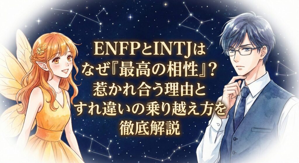 ENFPとINTJはなぜ「最高の相性」?惹かれ合う理由とすれ違いの乗り越え方を徹底解説