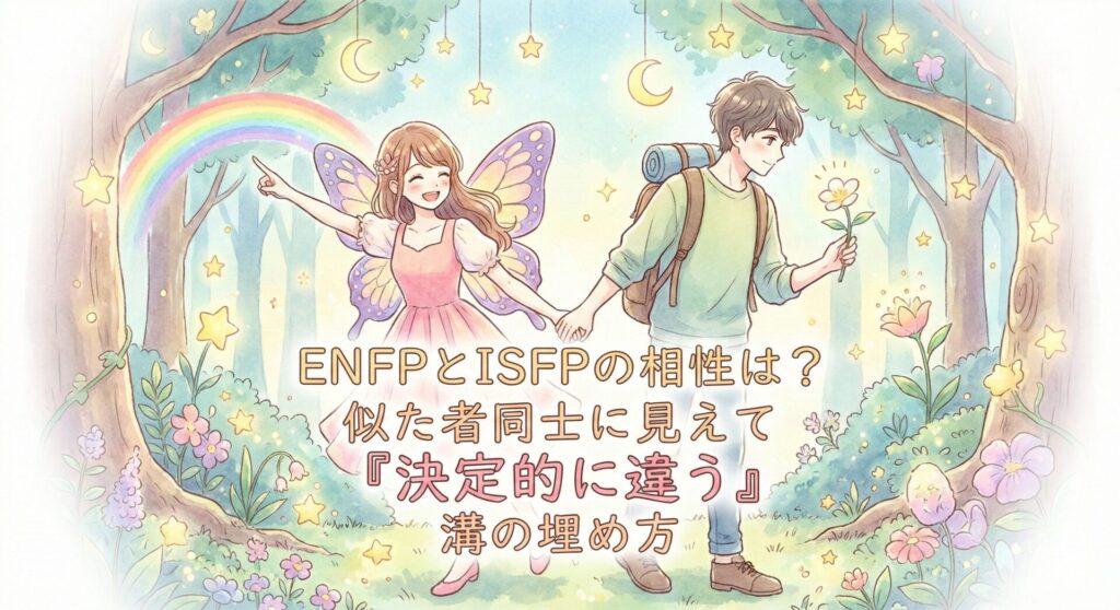 ENFPとISFPの相性は?似た者同士に見えて「決定的に違う」溝の埋め方