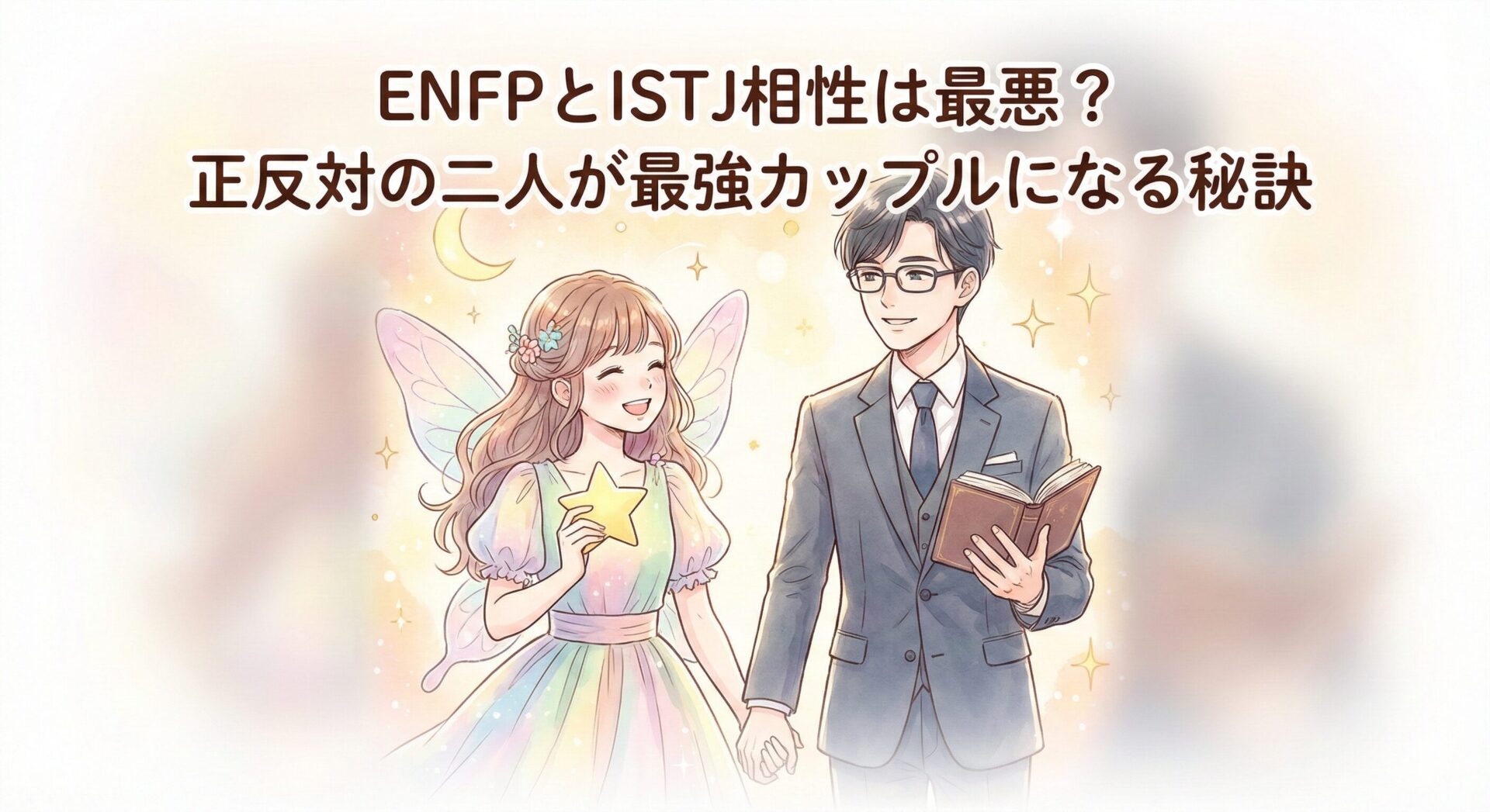 ENFP(広報運動家)とISTJ(管理者)の相性は?「水と油」から「最高のパートナー」になるための完全攻略本
