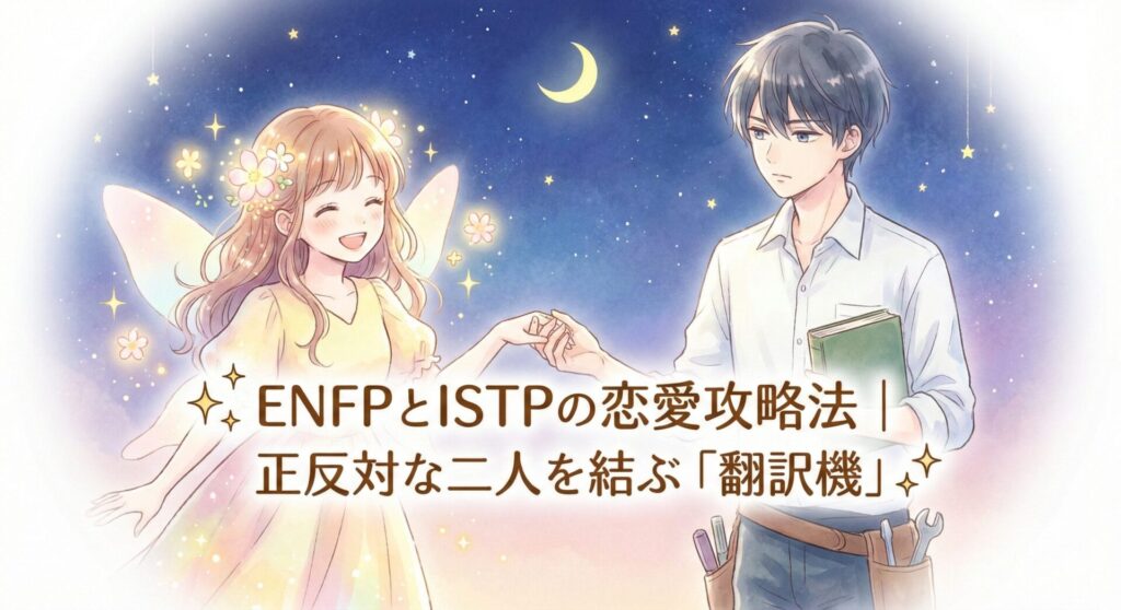 【ENFP×ISTP】相性は最悪?最高?クールな彼(巨匠)と情熱的な私(広報運動家)が結ばれるための恋愛攻略法