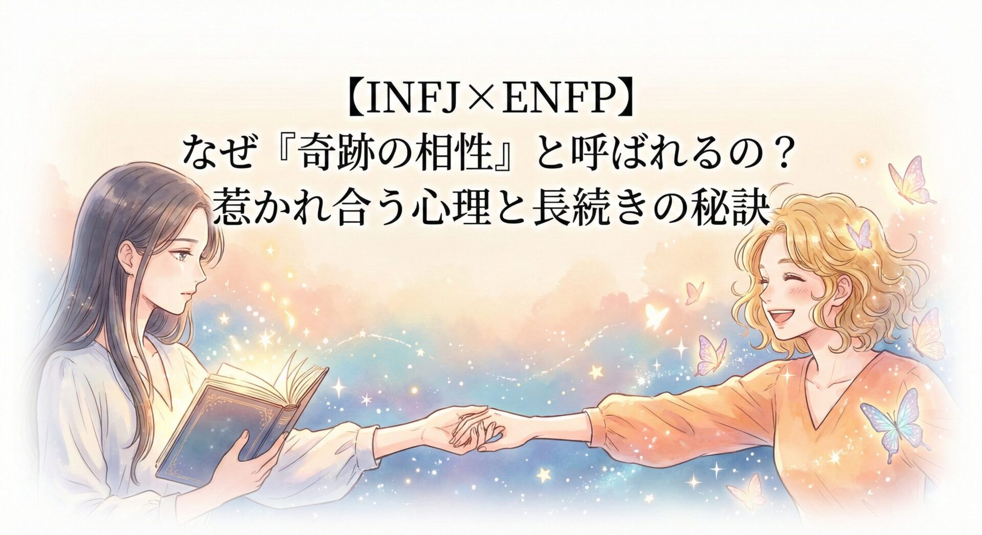 【INFJ×ENFP】なぜ「奇跡の相性」と呼ばれるの?惹かれ合う心理と長続きの秘訣
