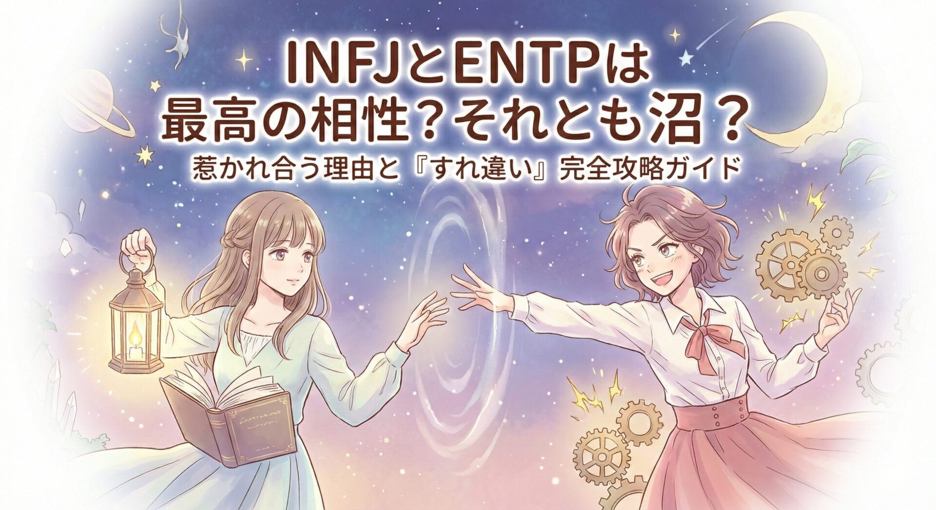 INFJとENTPは最高の相性?それとも沼?惹かれ合う理由と「すれ違い」完全攻略ガイド