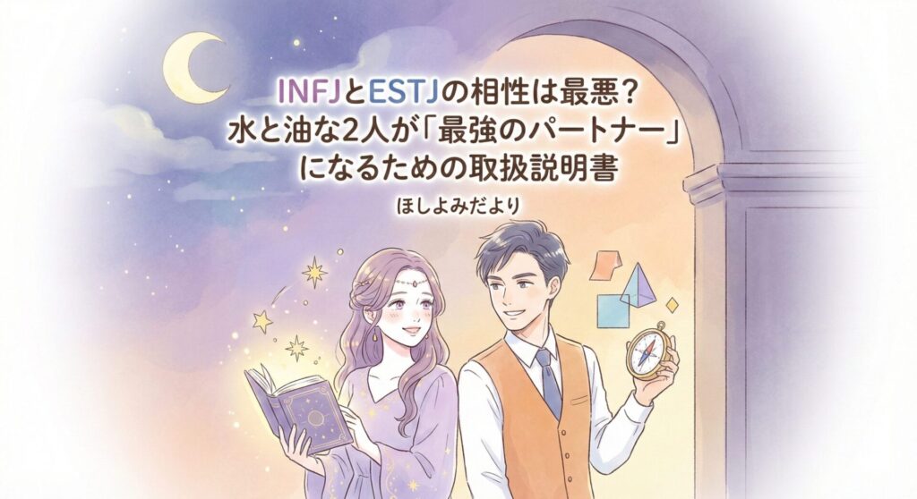 INFJとESTJの相性は最悪?水と油な2人が「最強のパートナー」になるための取扱説明書