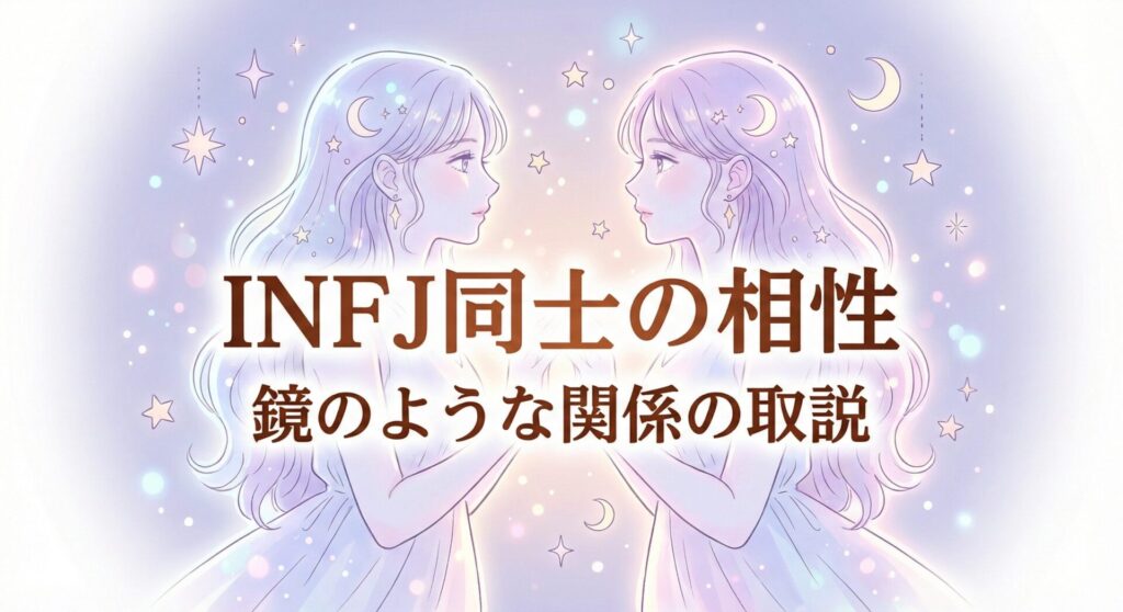 INFJ同士の相性は運命?共倒れ?鏡のような二人が幸せになる方法