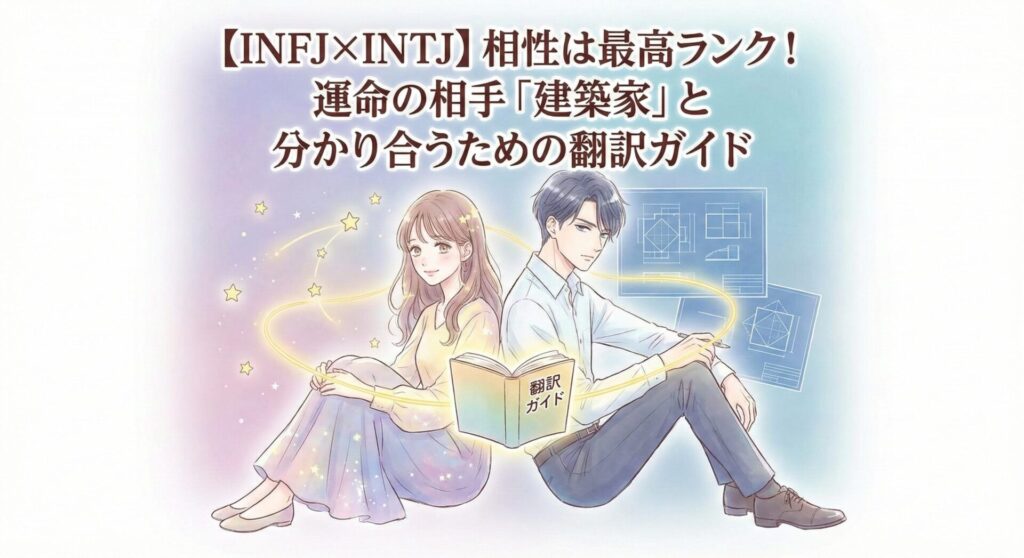 【INFJ×INTJ】相性は最高ランク!運命の相手「建築家」と分かり合うための翻訳ガイド