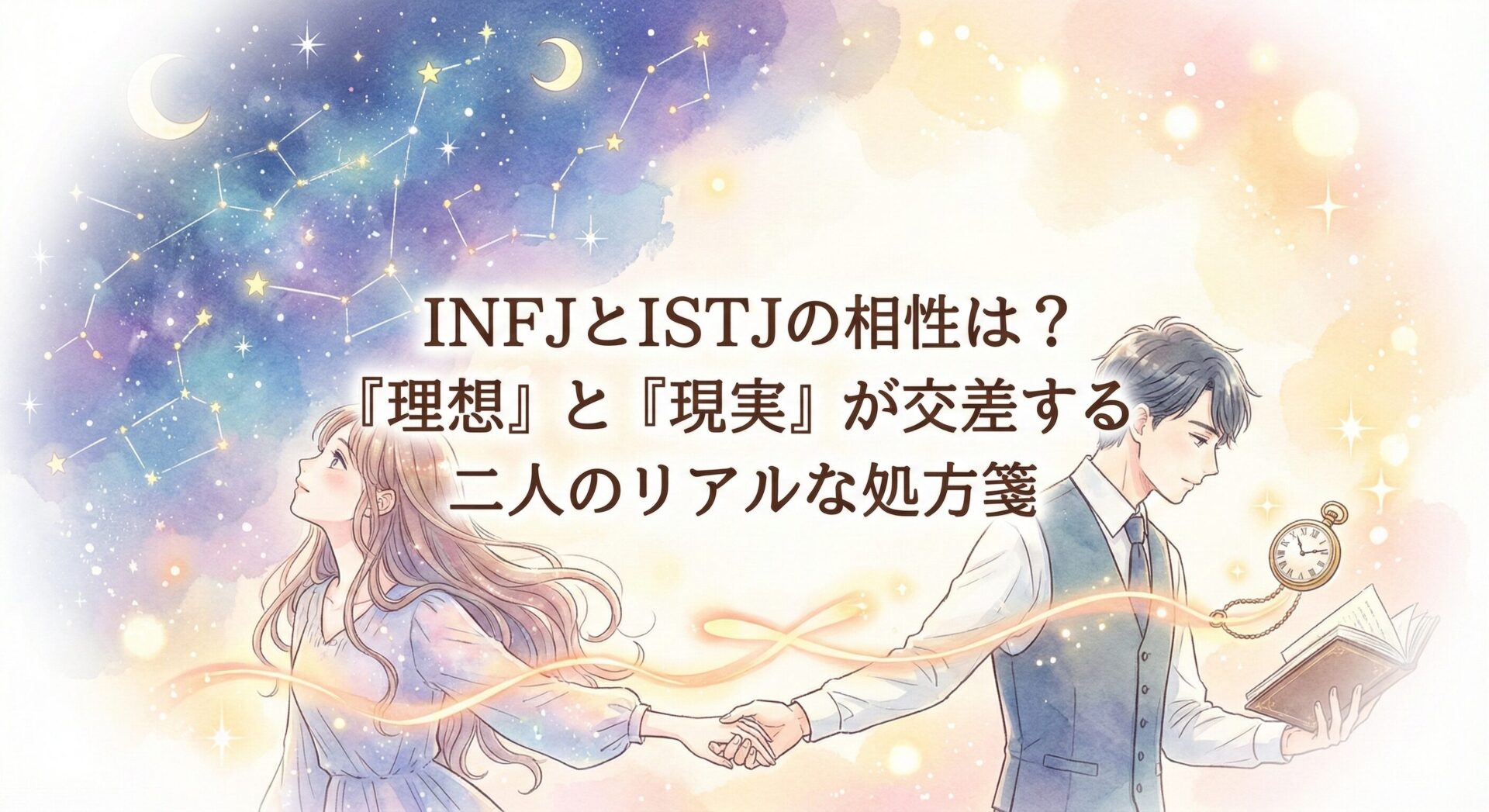 INFJとISTJの相性は?「理想」と「現実」が交差する二人の恋愛・仕事・結婚のリアルな処方箋