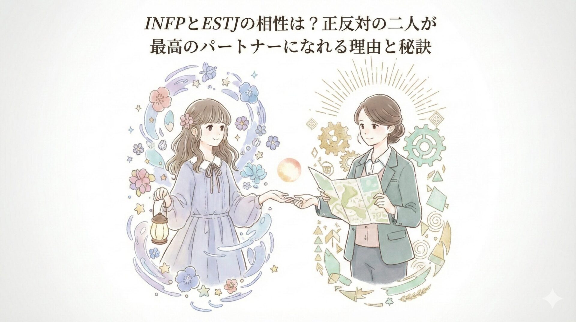 INFPとESTJの相性は?正反対の二人が最高のパートナーになれる理由と秘訣