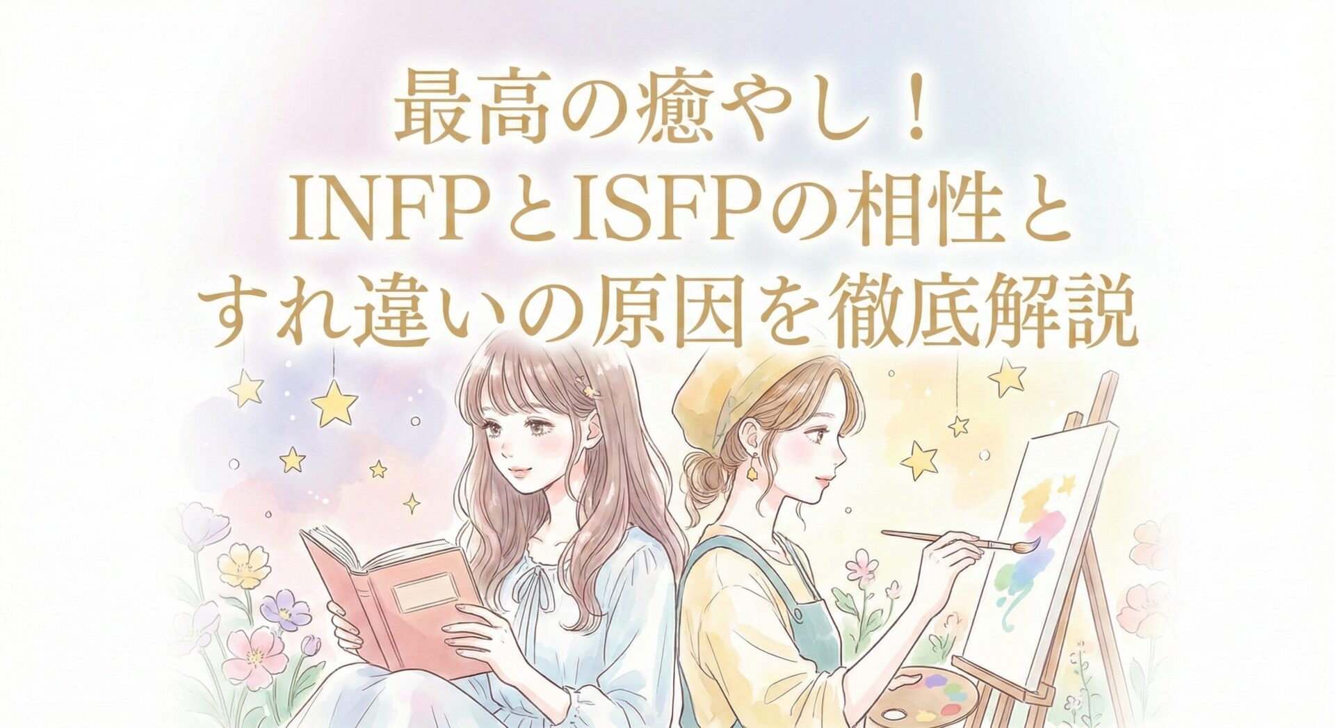 最高の癒やし!INFPとISFPの相性とすれ違いの原因を徹底解説