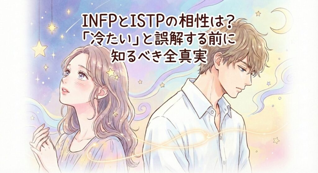 INFPとISTPの相性は?「冷たい」と誤解する前に知ってほしい全真実
