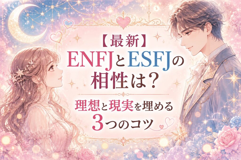 【最新】ENFJとESFJの相性は?理想と現実を埋める3つのコツ
