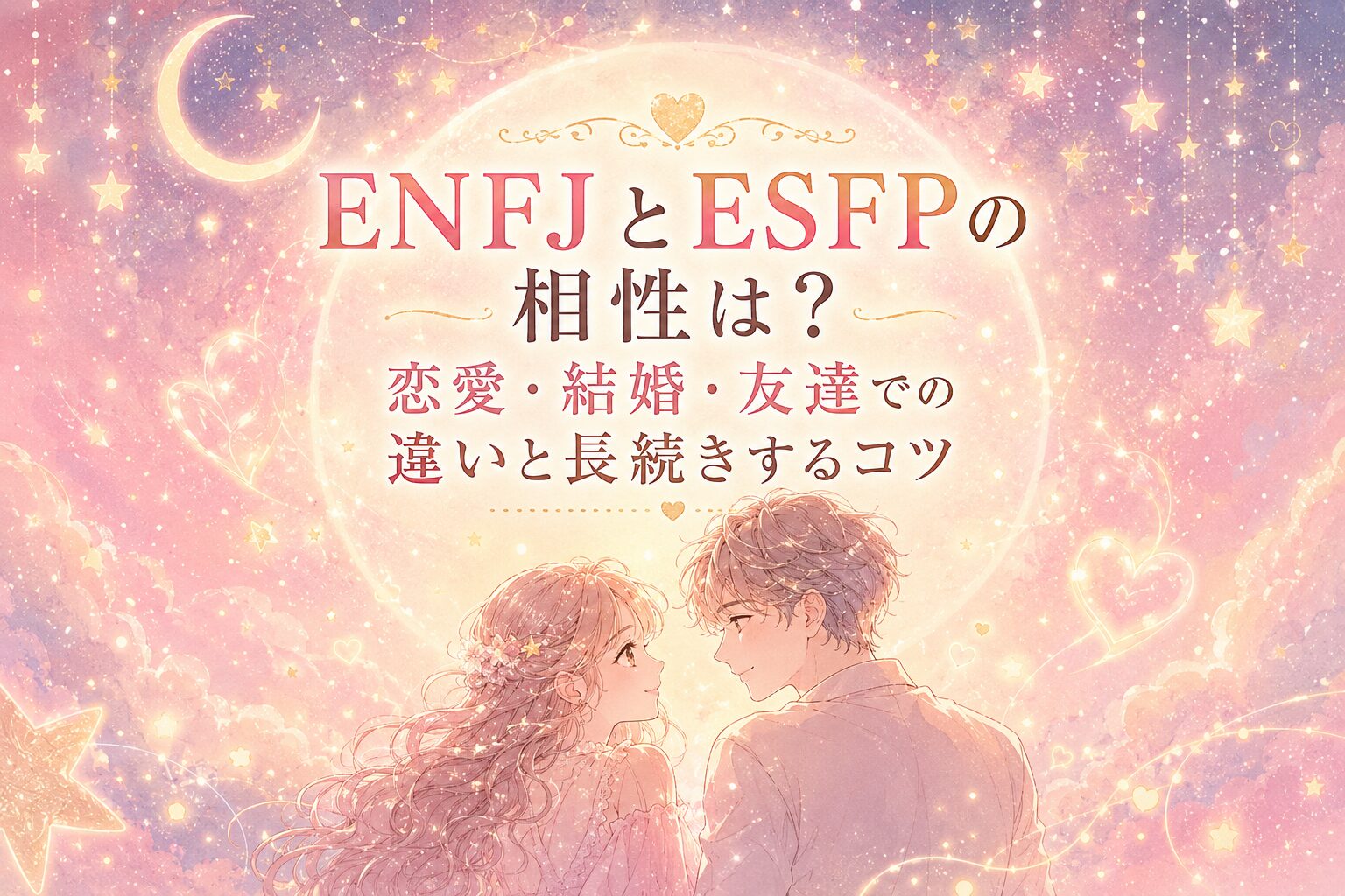 ENFJとESFPの相性は?恋愛・結婚・友達での違いと長続きするコツ