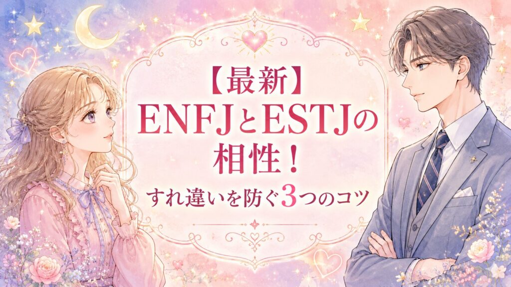 【最新】ENFJとESTJの相性!すれ違いを防ぐ3つのコツ