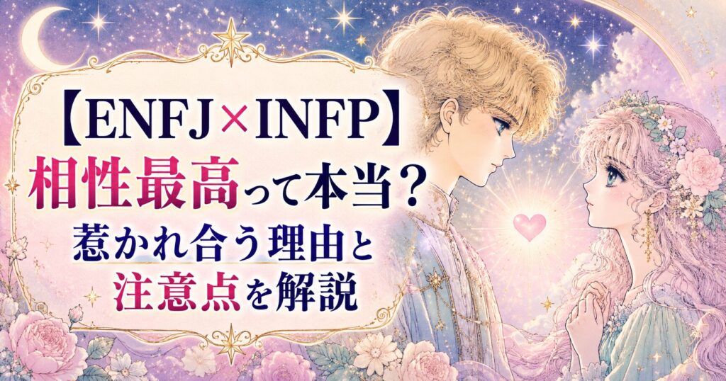 【ENFJ×INFP】相性最高って本当?惹かれ合う理由と注意点を解説