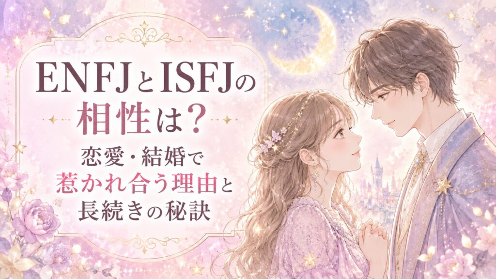 ENFJとISFJの相性は?恋愛・結婚で惹かれ合う理由と長続きの秘訣