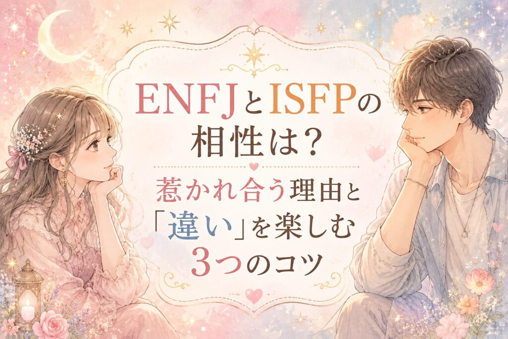 ENFJとISFPの相性は?惹かれ合う理由と「違い」を楽しむ3つのコツ