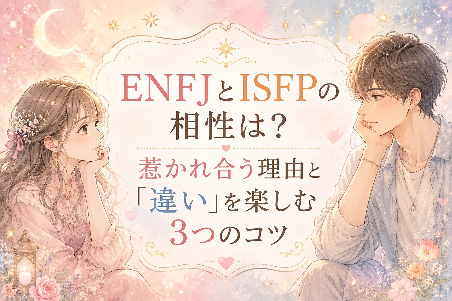 ENFJとISFPの相性は?惹かれ合う理由と「違い」を楽しむ3つのコツ