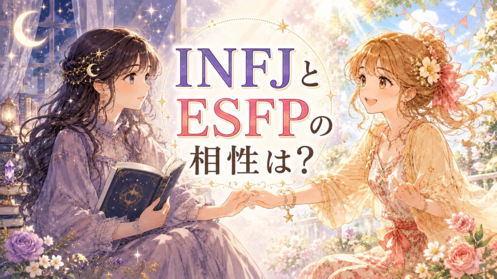 【2026年最新】INFJとESFPの相性は？正反対だから惹かれ合う理由と長続きのコツ