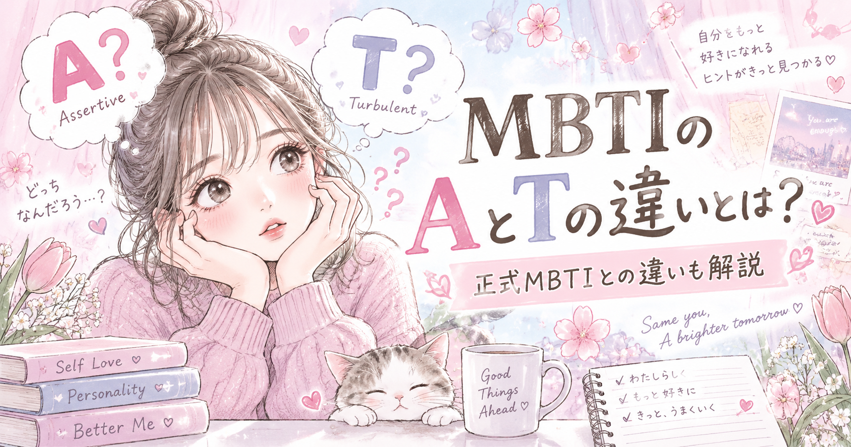 MBTIのAとTとは?違い・正式診断との関係・どっちがいいかを解説